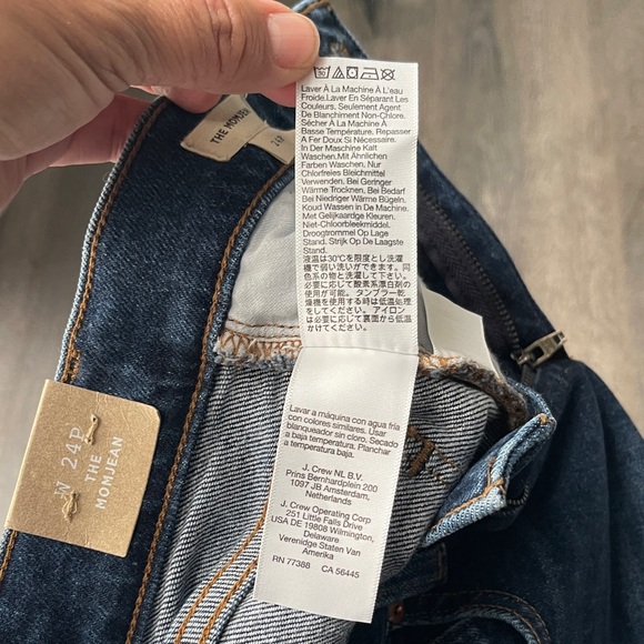 Madewell Mom jeans, Dark blue with five pockets - Picture 8 of 14